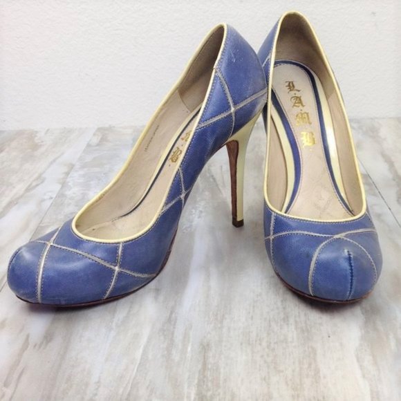 L.A.M.B. Leather Heels 7 - Picture 9 of 9